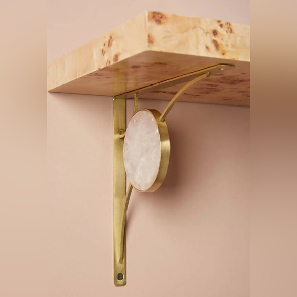 Anthropologie | Wall Decor | Anthropologie Rose Quartz Shelf Bracket ...
